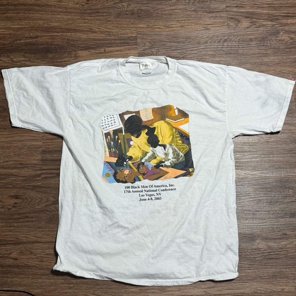 Vintage 100‎ Black Men of America 2003 Conference Tee XL (RTS see description)